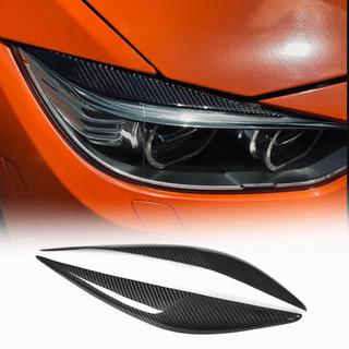 Koplampwenkbrauwen V1 (voor F30, carbon) BMW 3 Serie F30/F31 2012–2019 foto 1