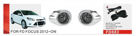 Ford Focus III 2011–2017 Mistlampen (2011-2015, halogeen) foto 2