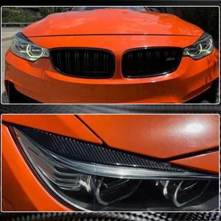 Koplampwimpers V1 (voor F80, carbon) BMW 3 Serie F30/F31 2012–2019 foto 3