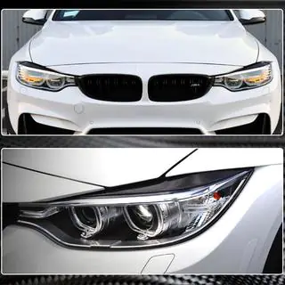 Koplampwimpers V1 (voor F80, carbon) BMW 3 Serie F30/F31 2012–2019 foto 4