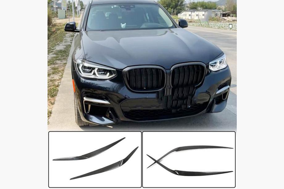 BMW X3 G01 2018– Koplampwimpers (2018-2021, Carbon) Foto 1