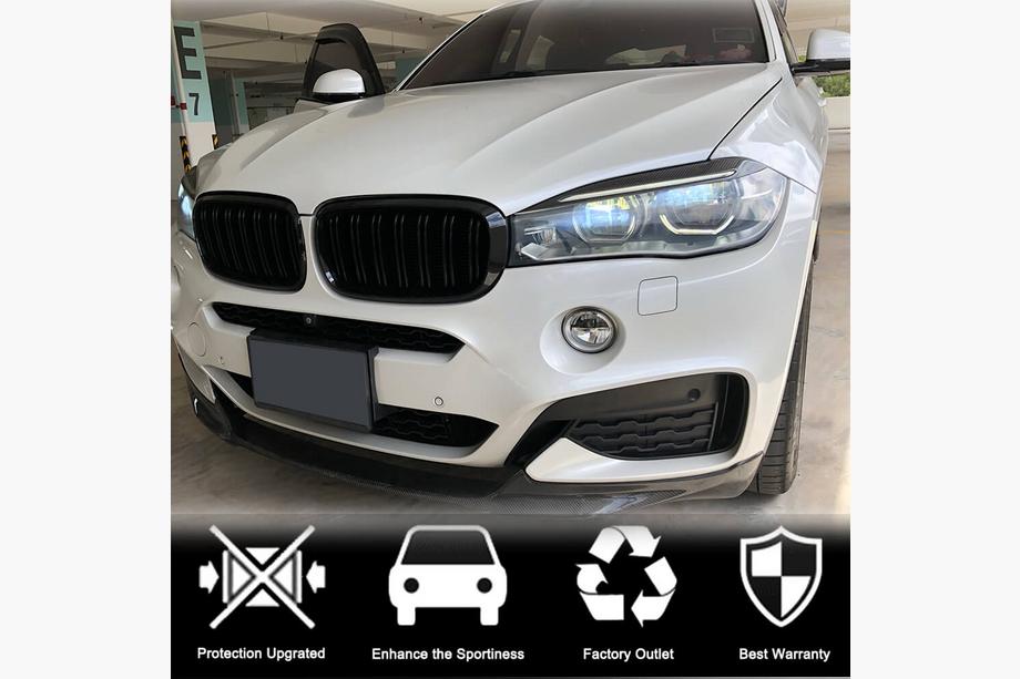 BMW X5 F15 2013–2018 Koplampwimpers V1 (Carbon) Foto 2
