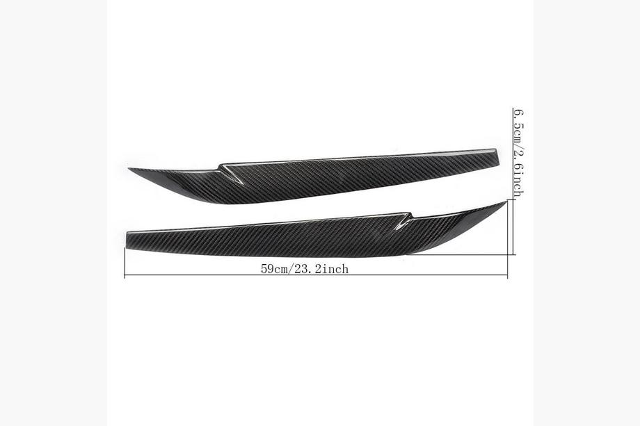 BMW X6 F16 2014–2019 Koplampwenkbrauwen droog carbon V2 Foto 6