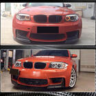 BMW 1 Serie E81/E82/E87/E88 2004–2011 Frontbumper flaps (voor 1M E82, carbon) foto 3