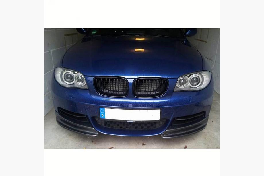 BMW 1 Serie E81/E82/E87/E88 2004–2011 Frontbumper flaps Flap (voor E82/E88 M-Sport, carbon) Foto 3