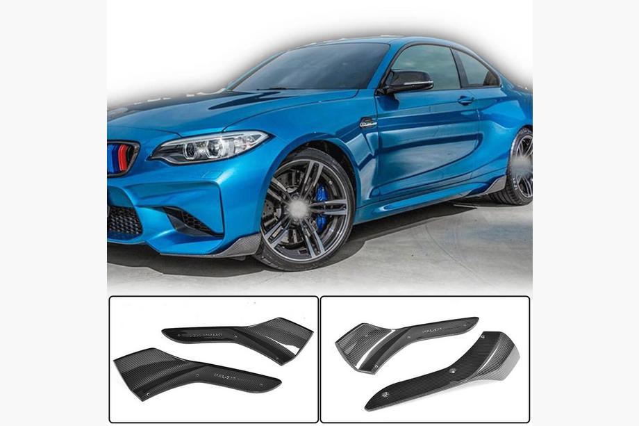 BMW 2-serie F22/F23 2014–2021 Frontbumper flaps Flap (voor F87 M2/M2C, carbon) Image