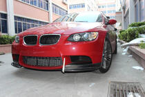 BMW 3-serie E90/E91 2005–2011 Voorbumper lip extensions Flap FRP V2 (voor E90 2008-2011 Base) foto 4