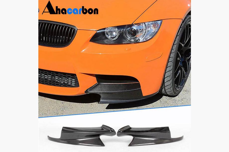 BMW 3-serie E92/E93 2006–2013 Carbon frontbumper flaps (voor M3, carbon) Foto 1