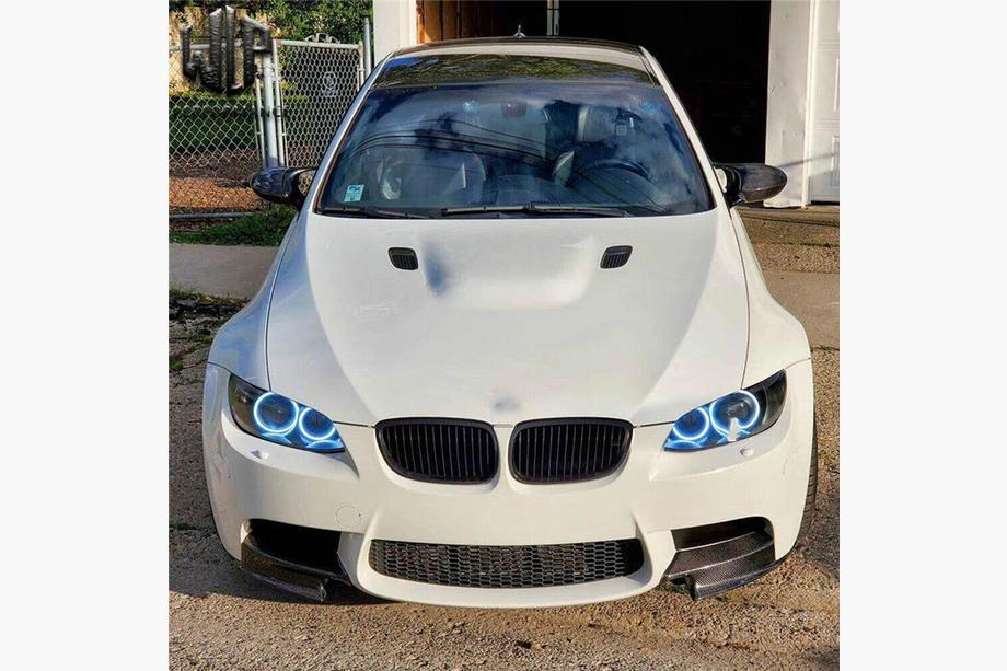 BMW 3-serie E92/E93 2006–2013 Carbon frontbumper flaps (voor M3, carbon) Foto 2
