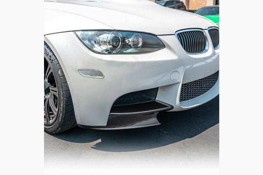 BMW 3-serie E92/E93 2006–2013 Carbon frontbumper flaps (voor M3, carbon) Foto 5