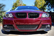 BMW 3-serie E90/E91 2005–2011 Frontbumper flaps (voor E90 2008-2011 M-Sport, carbon) foto 2