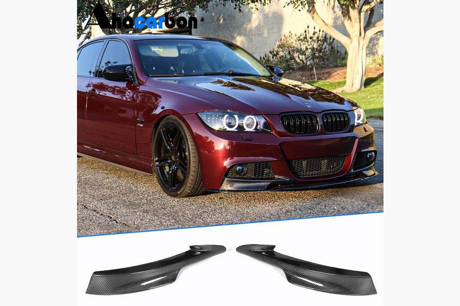 BMW 3-serie E90/E91 2005–2011 Frontbumper flaps (voor E90 2008-2011 M-Sport, carbon) Image