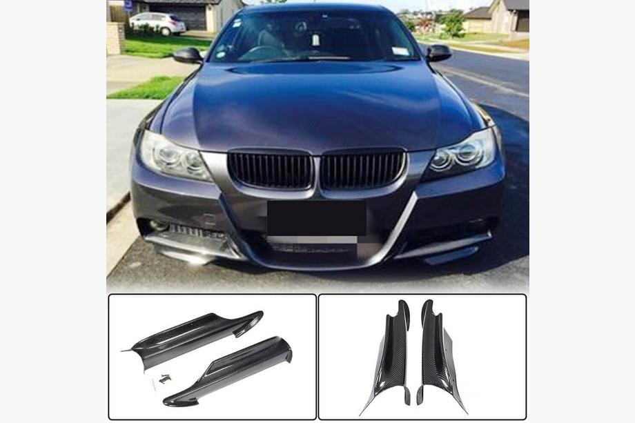 BMW 3-serie E90/E91 2005–2011 Voorbumper flaps Flap (voor E90 2005-2008 M-Sport, carbon) Image