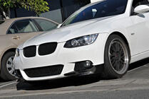 BMW 3-serie E92/E93 2006–2013 Flap lipjes voor voorbumper (voor M-Sport 2006-2009, carbon) foto 3