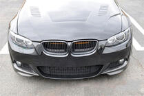 BMW 3-serie E92/E93 2006–2013 Flap lipjes voor voorbumper (voor M-Sport 2006-2009, carbon) foto 4