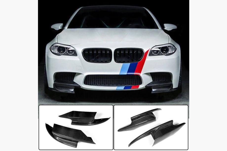 BMW 5 Serie F10/F11 2010–2016 Front bumper flaps (voor F10 M5, carbon) Image