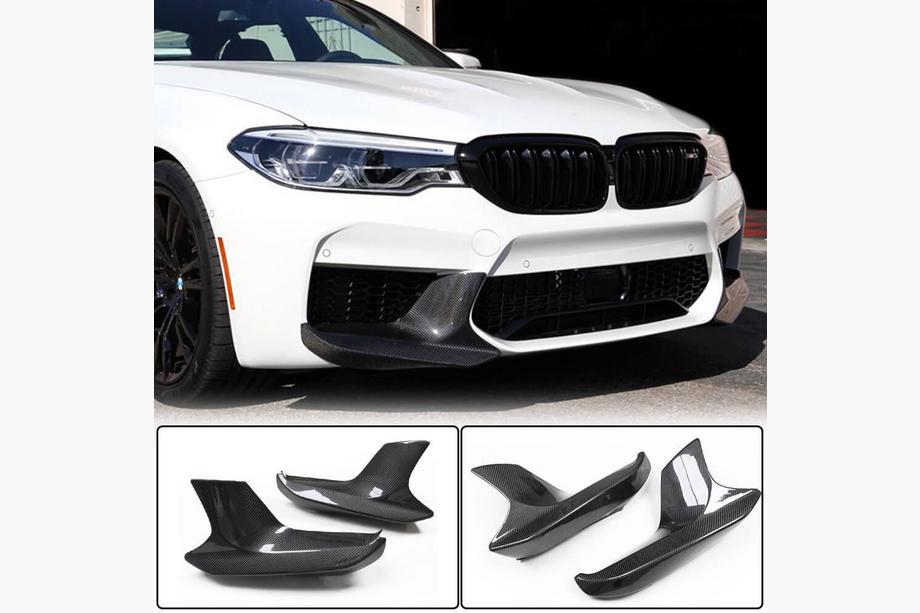 BMW 5 Serie G30/G31 2017–2023 Front bumper lip flaps Flap (voor M5 F90 2017-2020, carbon) Foto 1