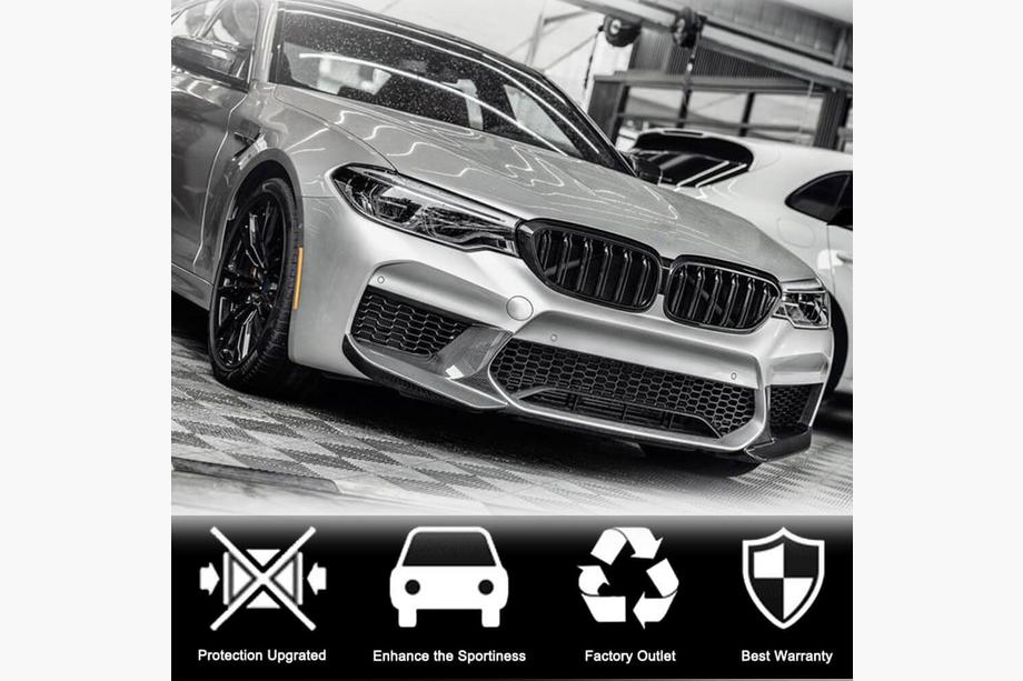 BMW 5 Serie G30/G31 2017–2023 Front bumper lip flaps Flap (voor M5 F90 2017-2020, carbon) Foto 3