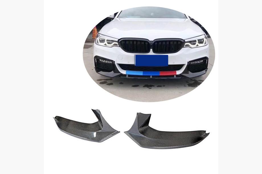 BMW 5 Serie G30/G31 2017–2023 Frontbumper flaps Flap V1 (voor M-Sport 2017-2020, carbon) Foto 1