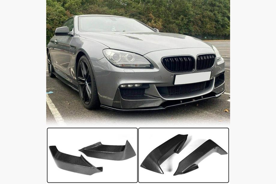 BMW 6-serie F12/F13/F06 2011–2018 Voorbumper flaps Flap V2 (voor M-Sport, carbon) Foto 1