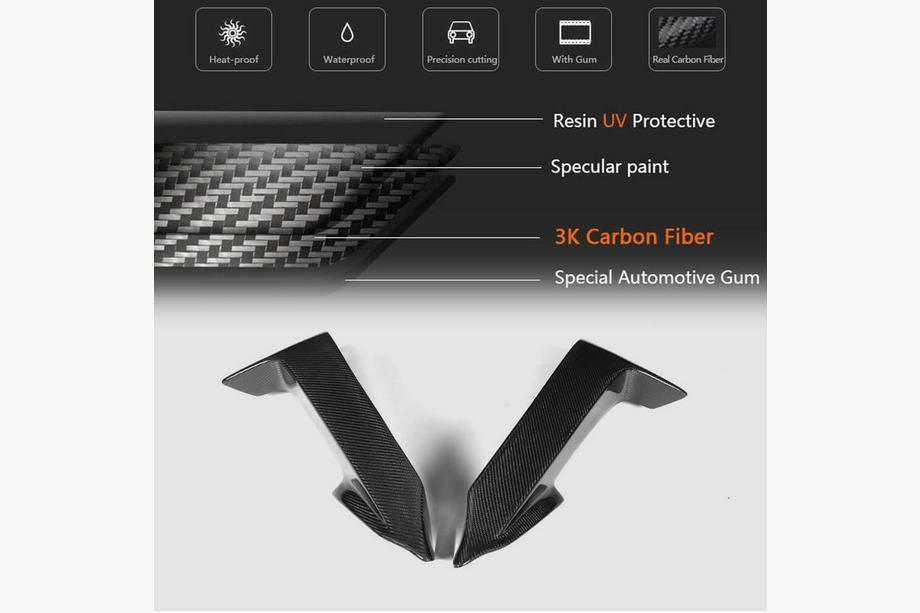 BMW 6-serie F12/F13/F06 2011–2018 Voorbumper flaps Flap V2 (voor M-Sport, carbon) Foto 5