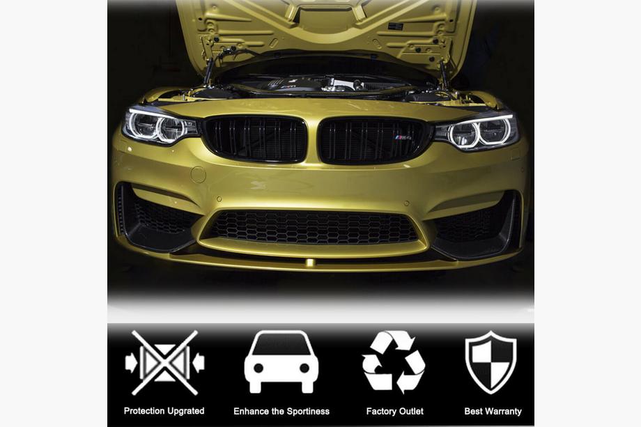 BMW 3 Serie F30/F31 2012–2019 Voorbumper flaps Flap V4 (voor F80, carbon) Foto 3