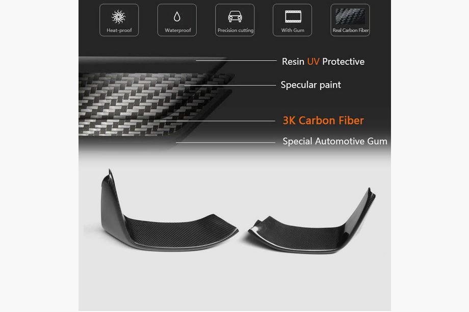 BMW 3 Serie F30/F31 2012–2019 Voorbumper flaps Flap V4 (voor F80, carbon) Foto 6