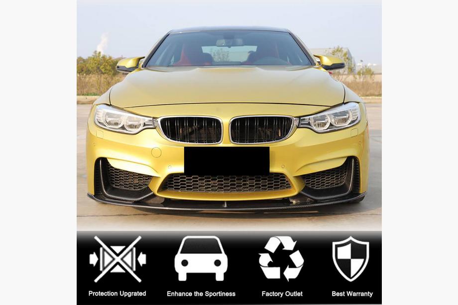 BMW 3 Serie F30/F31 2012–2019 Voorbumper flaps Flap V4 (voor F80, carbon) Foto 8