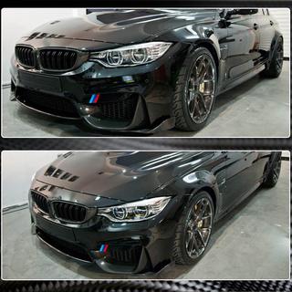 Frontbumper lip Flap V1 (voor F82/F83, carbon) BMW 4 Serie F32/F33/F36 2012–2020 foto 4