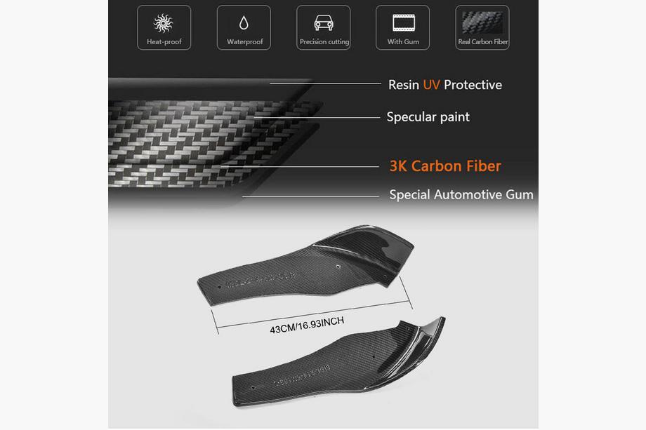 BMW 4 Serie F32/F33/F36 2012–2020 Frontbumper lip Flap V1 (voor F82/F83, carbon) Foto 6