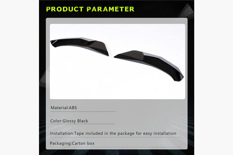 BMW X3 G01 2018– Front bumper lip Flap ABS V2 (voor originele M-Sport 2018-2021) Foto 3