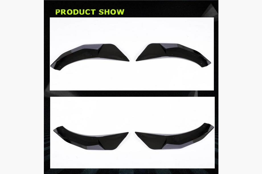 BMW X3 G01 2018– Front bumper lip Flap ABS V2 (voor originele M-Sport 2018-2021) Foto 4