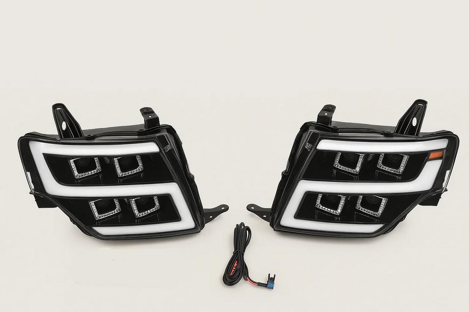 Mitsubishi Pajero Wagon IV 2006–2021 LED-koplampen (2 stuks) Foto 2