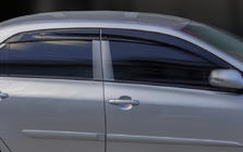 Toyota Corolla 2007–2013 Raamdeflectoren (4 stuks, Sunplex Sport) foto 4