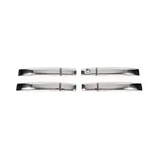 Deurgreep covers (set 4 stuks, RVS) foto 1