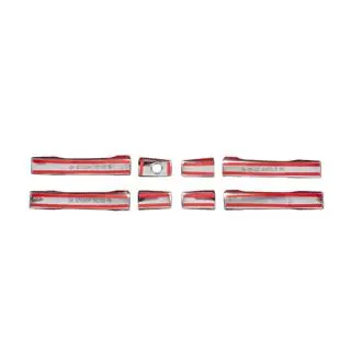 Deurgreep covers (set 4 stuks, RVS) foto 4