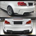 BMW 1 Serie E81/E82/E87/E88 2004–2011 Achterbumper flaps Flap (voor E82 1M, carbon) foto 4