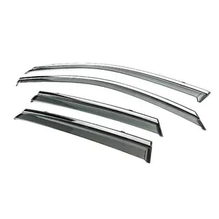 Winddeflectoren met chroomlijst Niken Luxury (HB, 4 stuks) foto 2