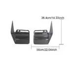 BMW 2 Serie G42 2021– Achterbumper splitters V1 (voor G87, carbon) foto 8