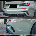 BMW 3 Serie G20/G21 2018– Achterbumper flaps Flap (voor M-Sport 2018-2022, carbon) foto 6
