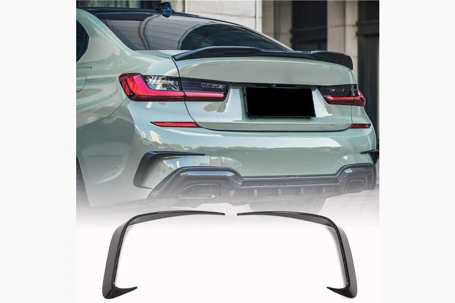 BMW 3 Serie G20/G21 2018– Achterbumper flaps Flap (voor M-Sport 2018-2022, carbon) Image