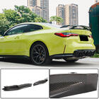 BMW 4-serie G22/23/26 2020– Achterbumper splitters Flap Carbon V2 (voor G82/G83) foto 1