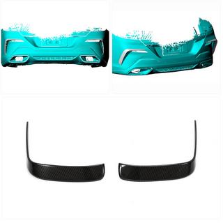 Aerodynamische achterbumper inzetstukken V1 (voor M-Sport, carbon) BMW 8-serie G14/G15/G16 2018– foto 2