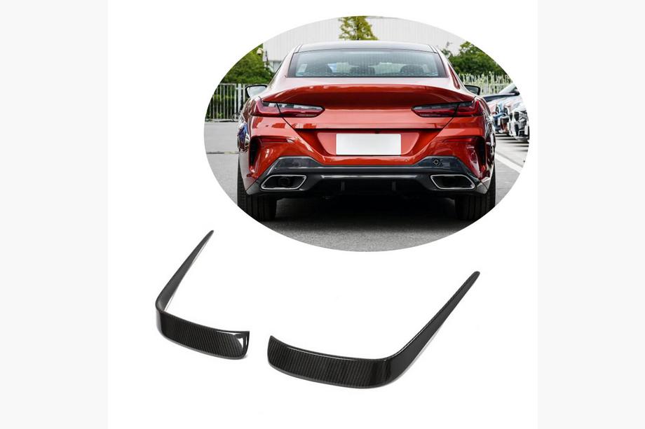 BMW 8-serie G14/G15/G16 2018– Aerodynamische achterbumper inzetstukken V1 (voor M-Sport, carbon) Image