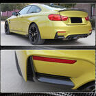 BMW 4 Serie F32/F33/F36 2012–2020 Achterbumper flaps Flap V1 (voor F82/F83, carbon) foto 5
