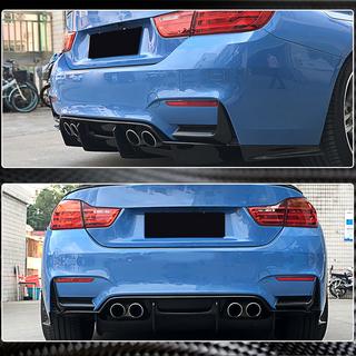 Achterbumper flaps Flap V1 (voor F82/F83, carbon) BMW 4 Serie F32/F33/F36 2012–2020 foto 4