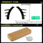 BMW 2 Serie G42 2021– Aerodynamische achterbumper inzetstukken (voor G87, carbon) foto 5