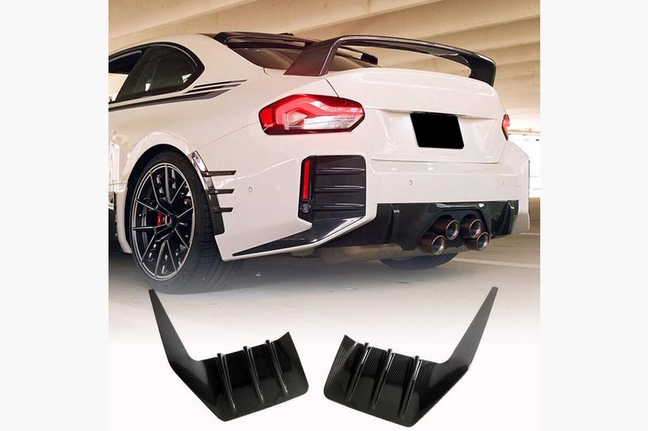 BMW 2 Serie G42 2021– Achterbumper flaps Flap Carbon V5 (voor G87) Image
