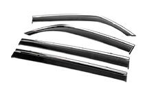 Mitsubishi Pajero Wagon III 1999–2006 Windschermen met chromen sierlijst Niken Luxury (4 stuks) foto 2