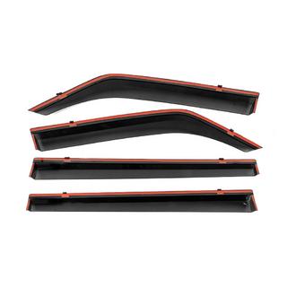 Windschermen met chromen sierlijst Niken Luxury (4 stuks) Mitsubishi Pajero Wagon III 1999–2006 foto 3